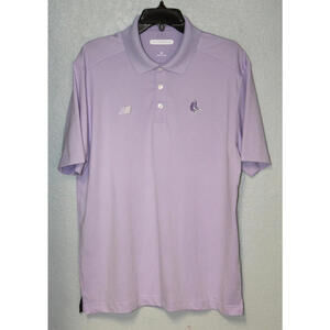 New Balance x Boston Red Sox Men's Performance Stretch Purple Polo Shirt MEDIUM